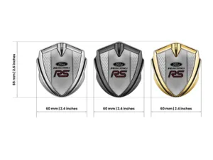 Ford Silicone Emblem Badge Customizable Force Style
